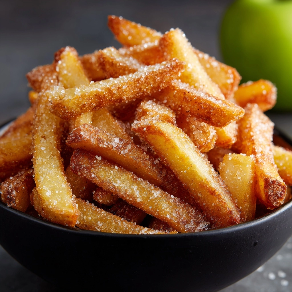 Crispy Air Fryer Apple Fries Recipe - Recipe Image