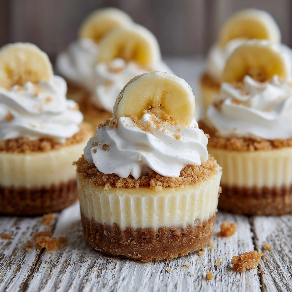 Mini Banana Pudding Cheesecakes Recipe - Recipe Image