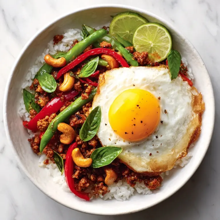 Thai Basil Cashew Chicken Recipe