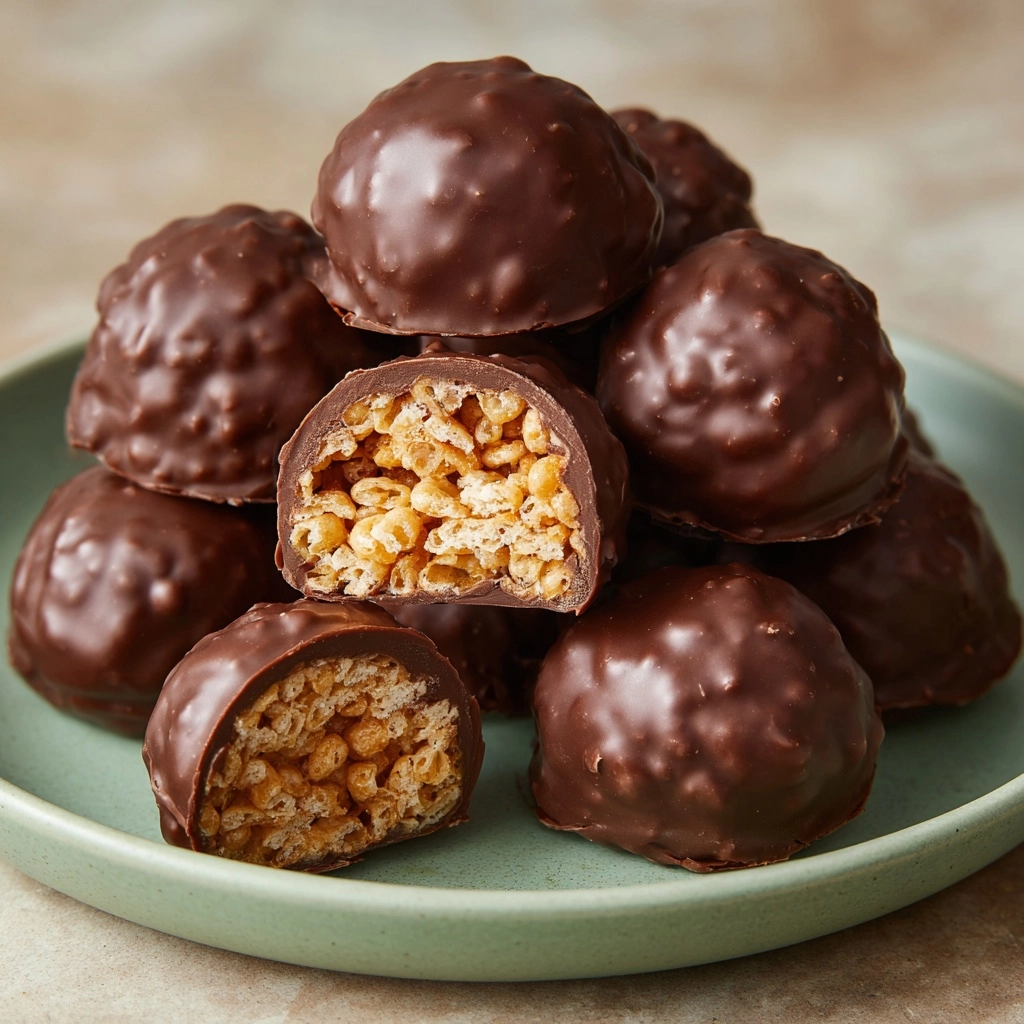 Chocolate Rice Krispie Balls Recipe - Recipe Image