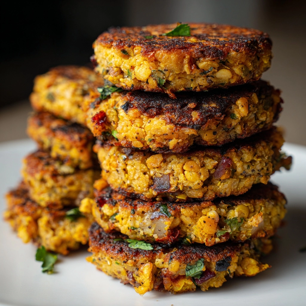 Spicy Chickpea Patties Recipe - Recipe Image