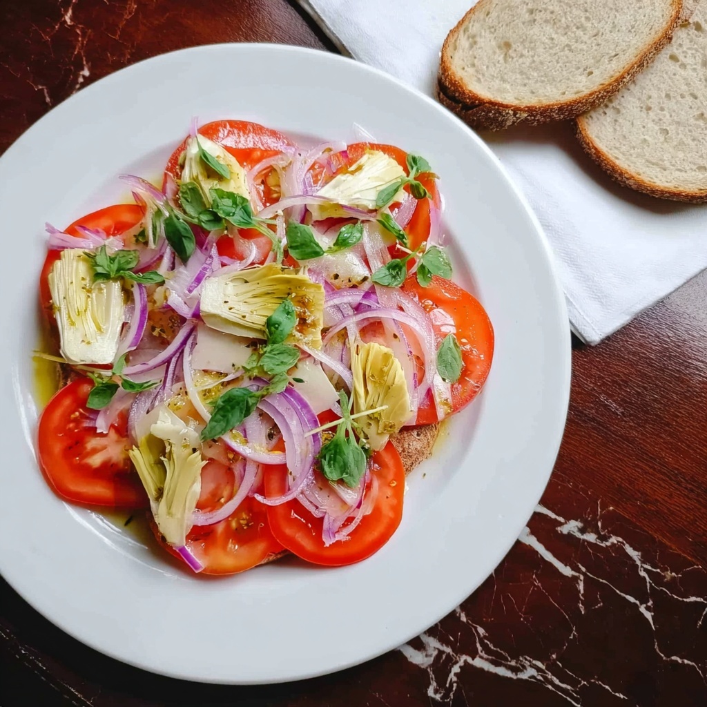 Tomato and Artichoke Salad with Capers Recipe - Recipe Image