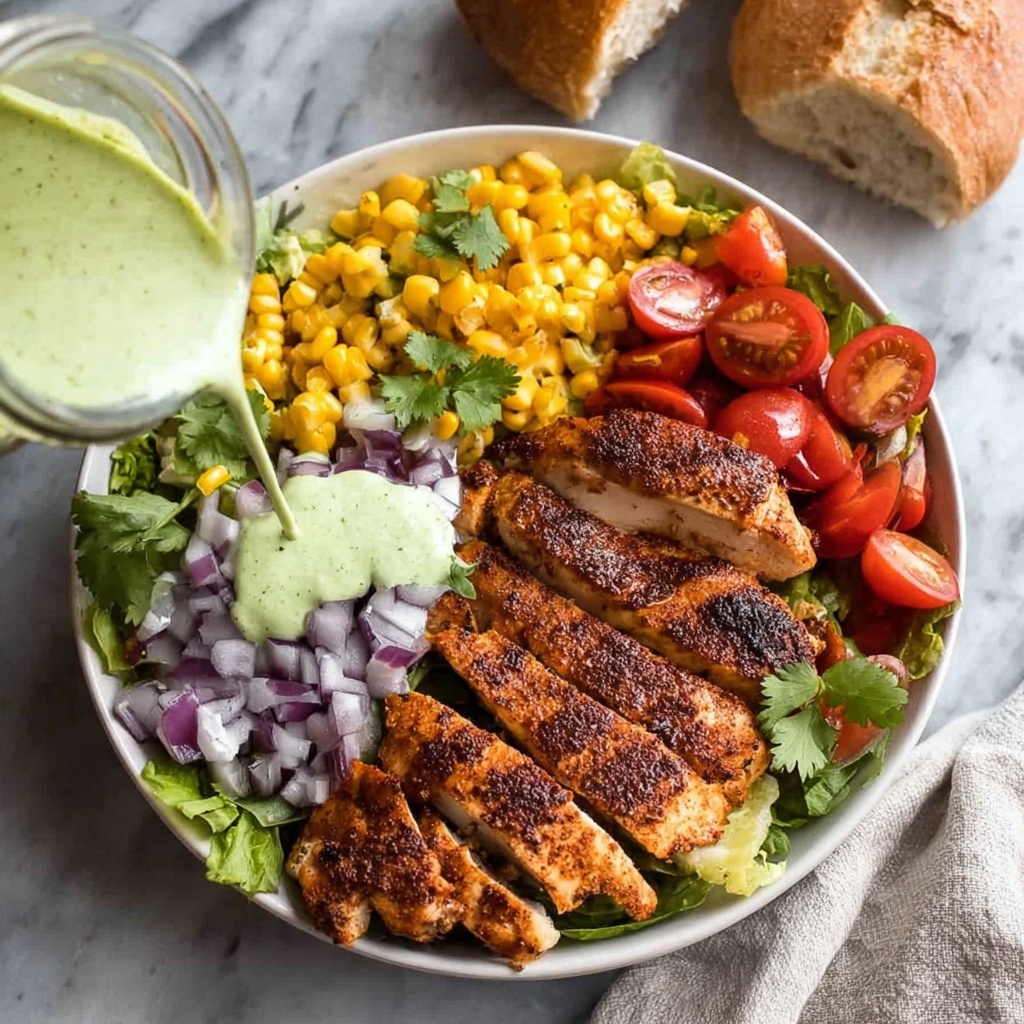 Chicken Salad with Avocado Dressing Recipe - Recipe Image