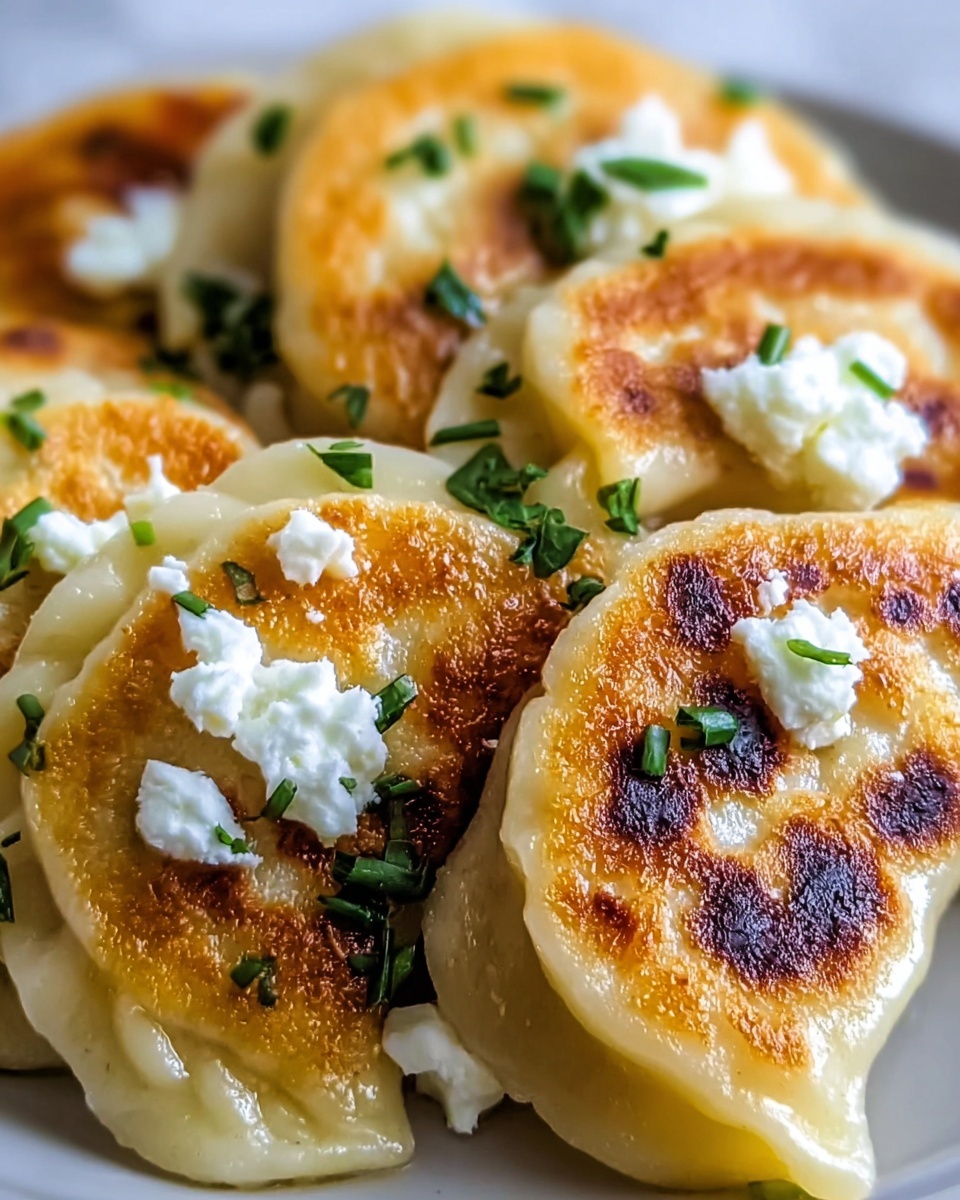 Roasted Butternut Squash and Feta Pierogi Recipe - Recipe Image