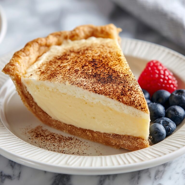 Egg Custard Pie Recipe