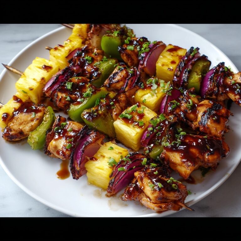 Quick and Tasty Hawaiian Chicken Kebabs Recipe