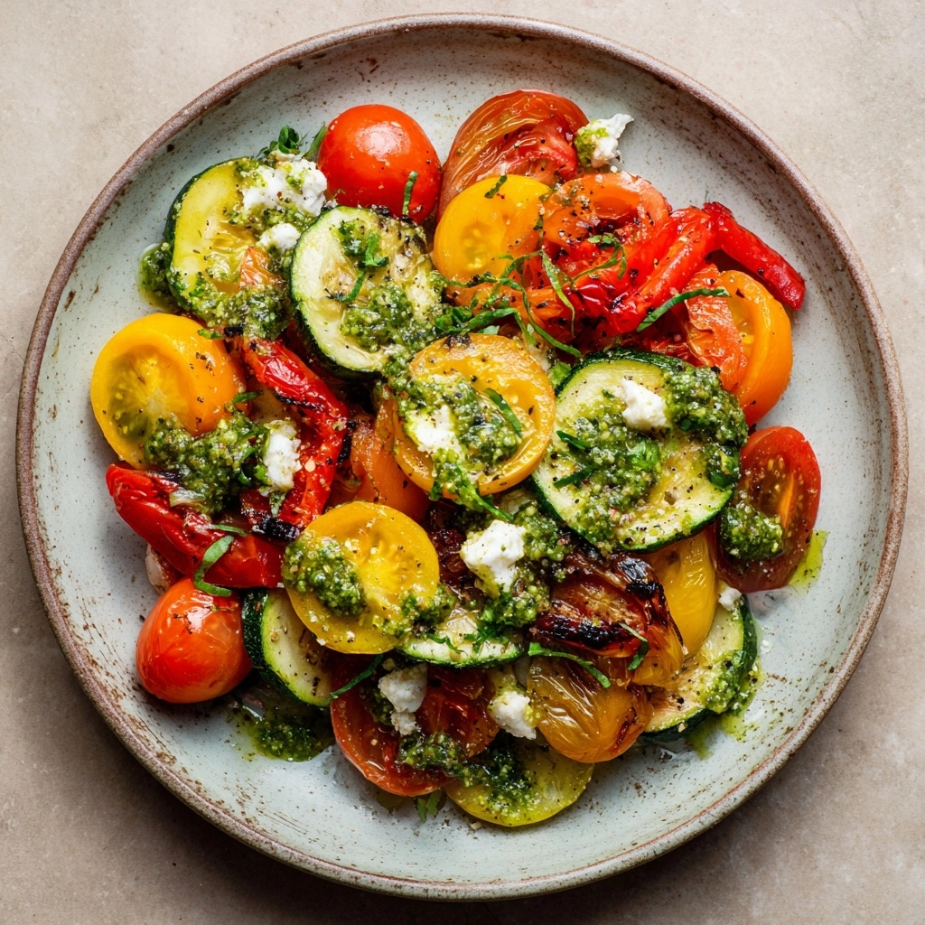 Summer Roasted Vegetable Salad Recipe - Recipe Image