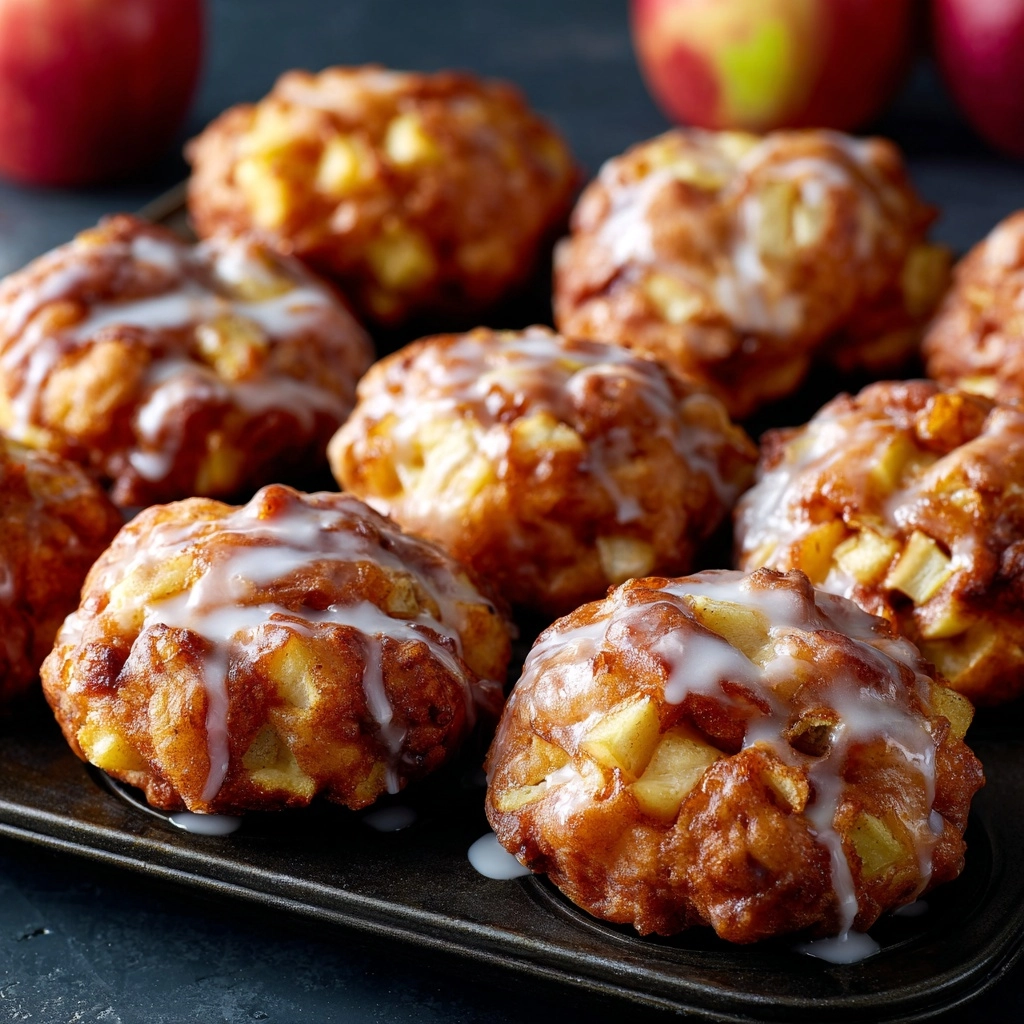 Warm Baked Apple Fritters Recipe - Recipe Image