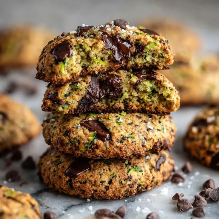Zucchini Oat Chocolate Chip Cookies Recipe