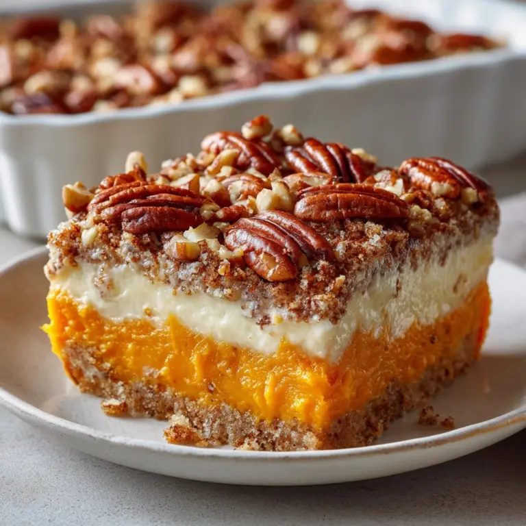 Sweet Potato Casserole with Pecan Topping Recipe