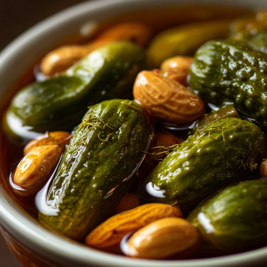 Dill Pickle Boiled Peanuts Recipe - Recipe Image