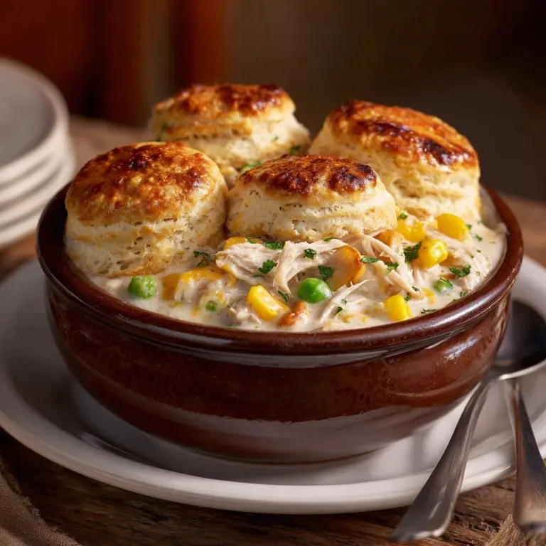 Chicken Cobbler with Red Lobster Biscuit Mix Recipe