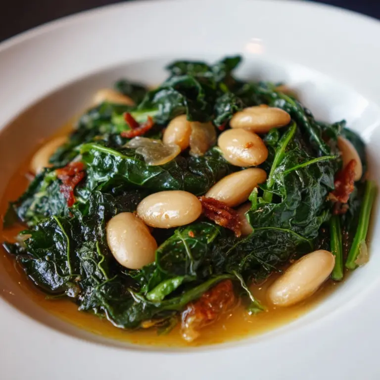 Mediterranean White Beans & Greens Recipe
