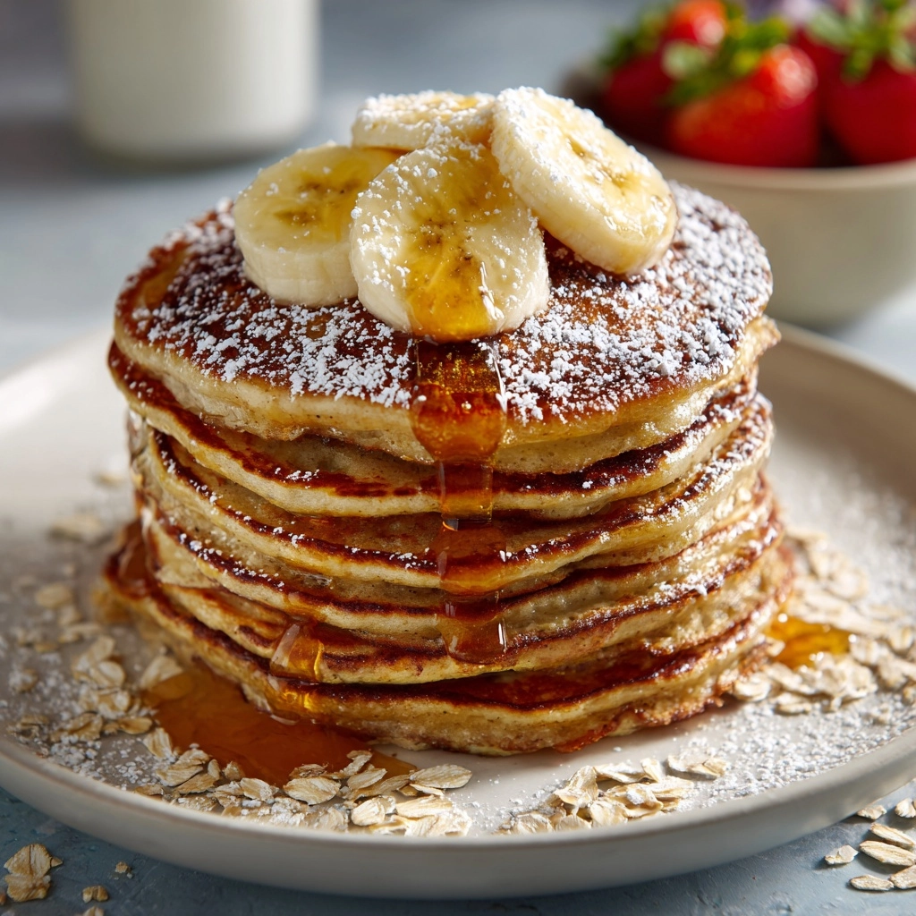 Oatmeal Protein Pancakes Recipe - Recipe Image