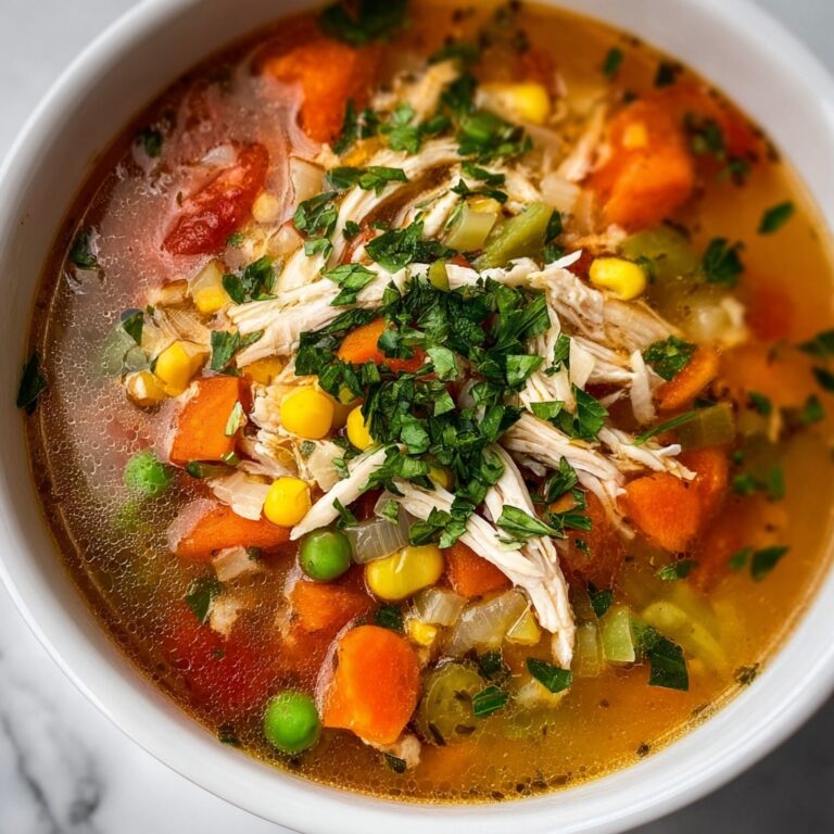 Healthy Chicken Vegetable Soup Recipe