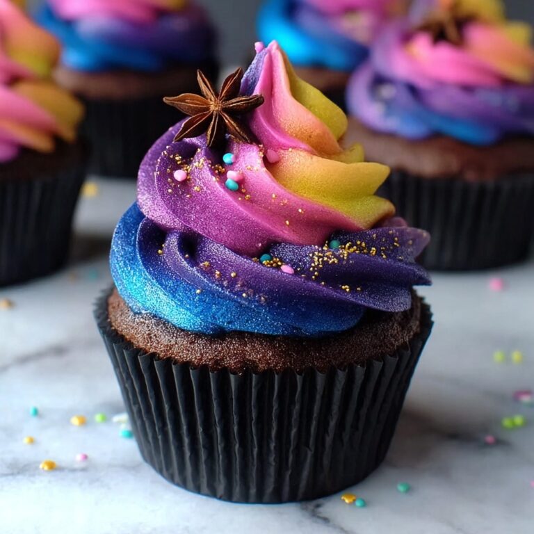 Milky Way Galaxy Cupcakes Recipe