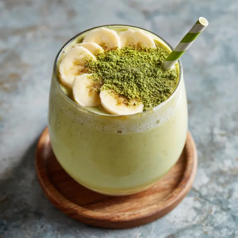 Banana Matcha Smoothie Recipe