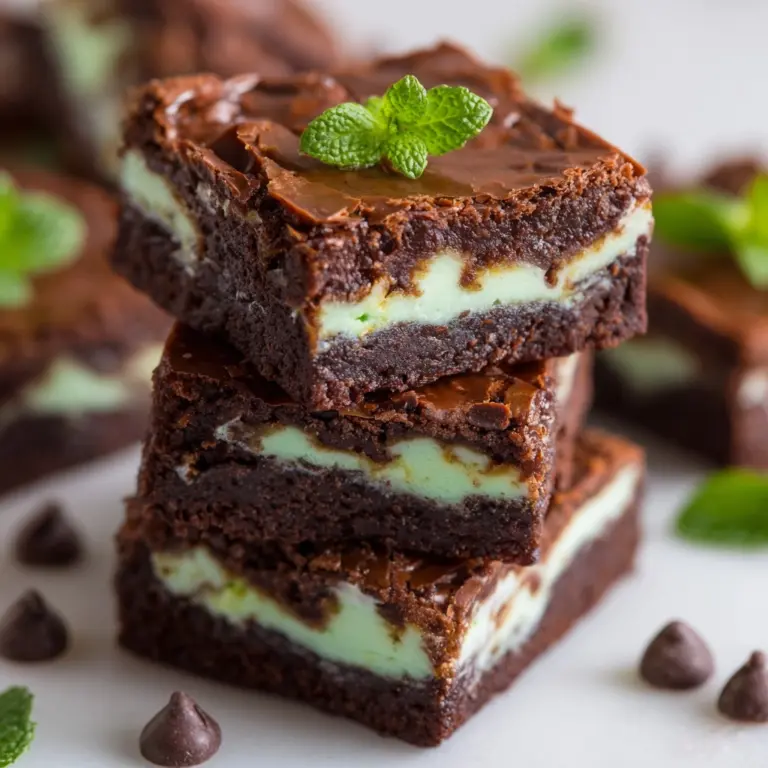 Mint Brownies Recipe