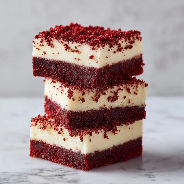 Decadent Red Velvet Brownies with Cream Cheese Frosting Recipe