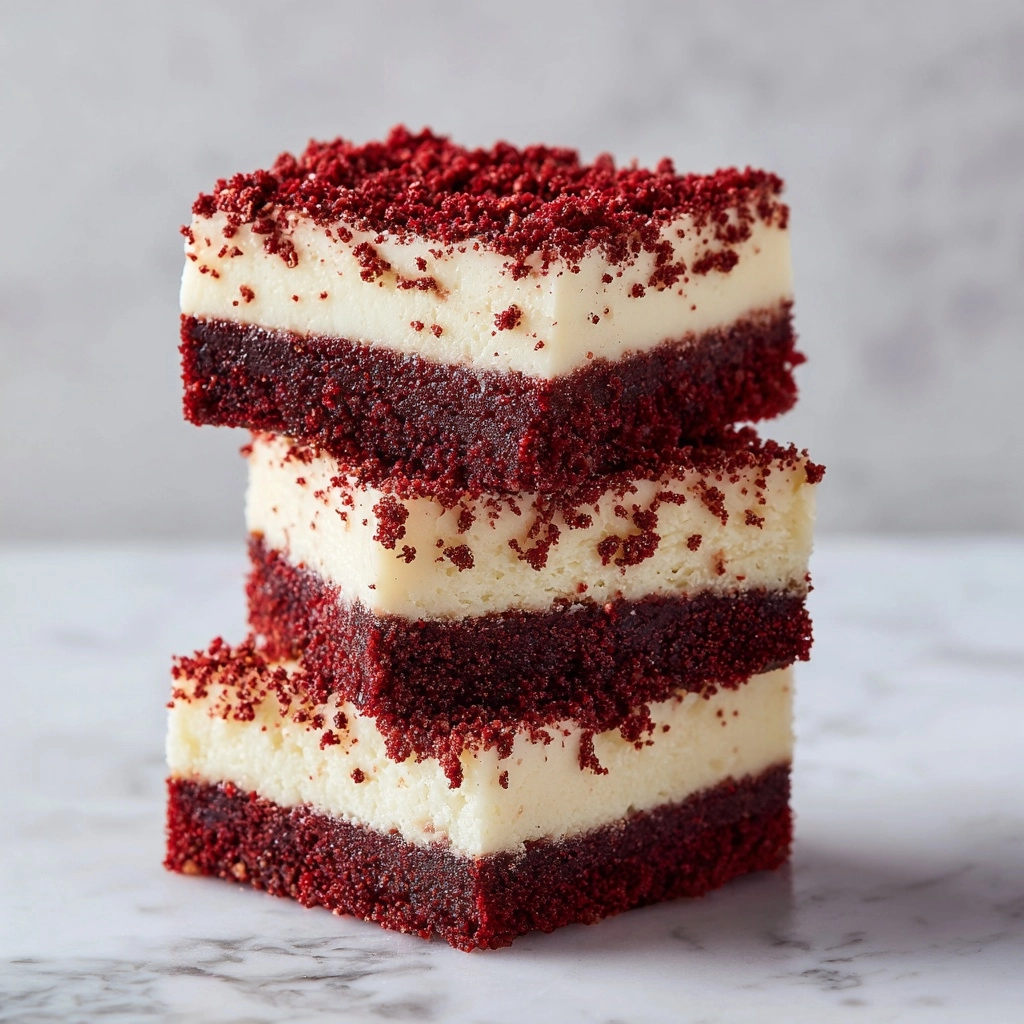 Decadent Red Velvet Brownies with Cream Cheese Frosting Recipe - Recipe Image