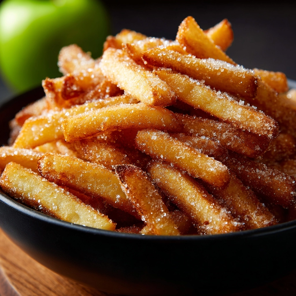Crispy Air Fryer Apple Fries Recipe - Recipe Image
