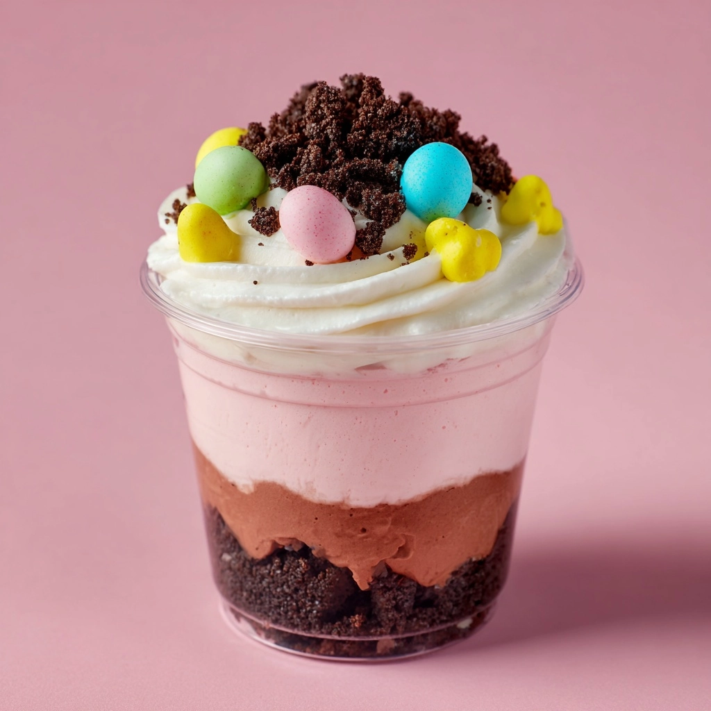 Easter Dirt Cups Recipe - Recipe Image