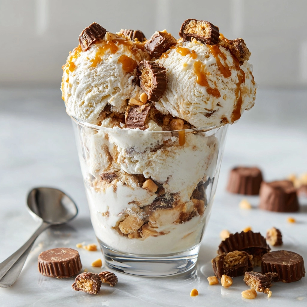 Peanut Butter Cup Frozen Yogurt Recipe - Recipe Image