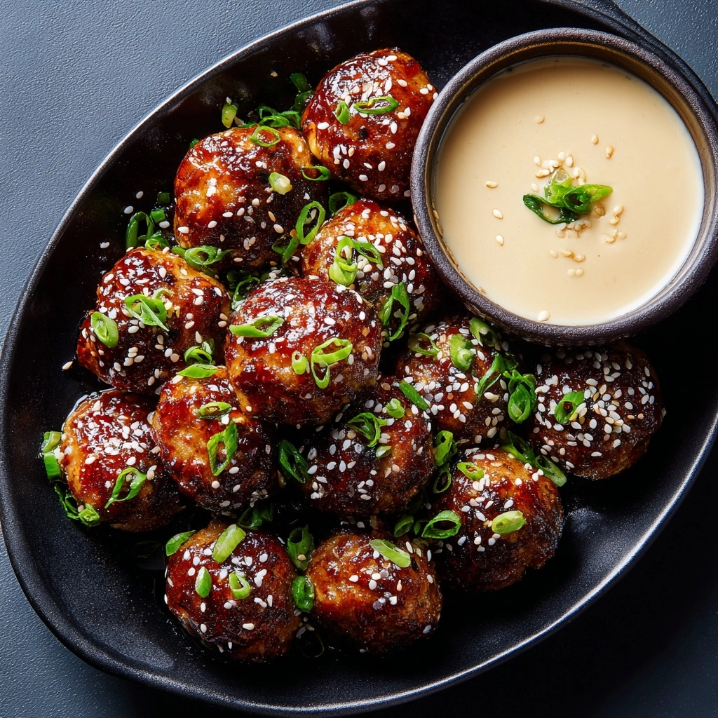 Korean BBQ Meatballs Dip Recipe - Recipe Image