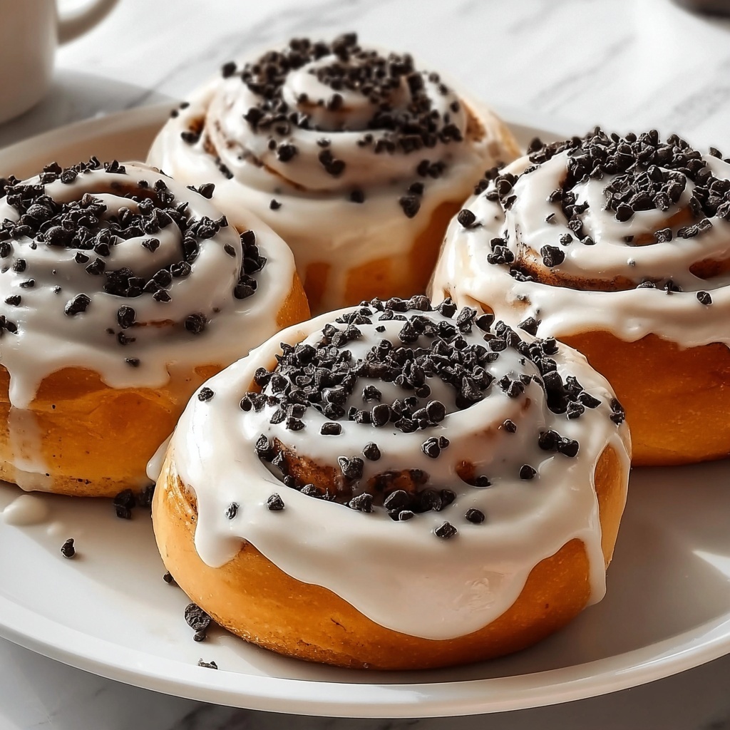 Irresistibly Gooey Oreo Stuffed Cinnamon Rolls to Indulge In Recipe - Recipe Image