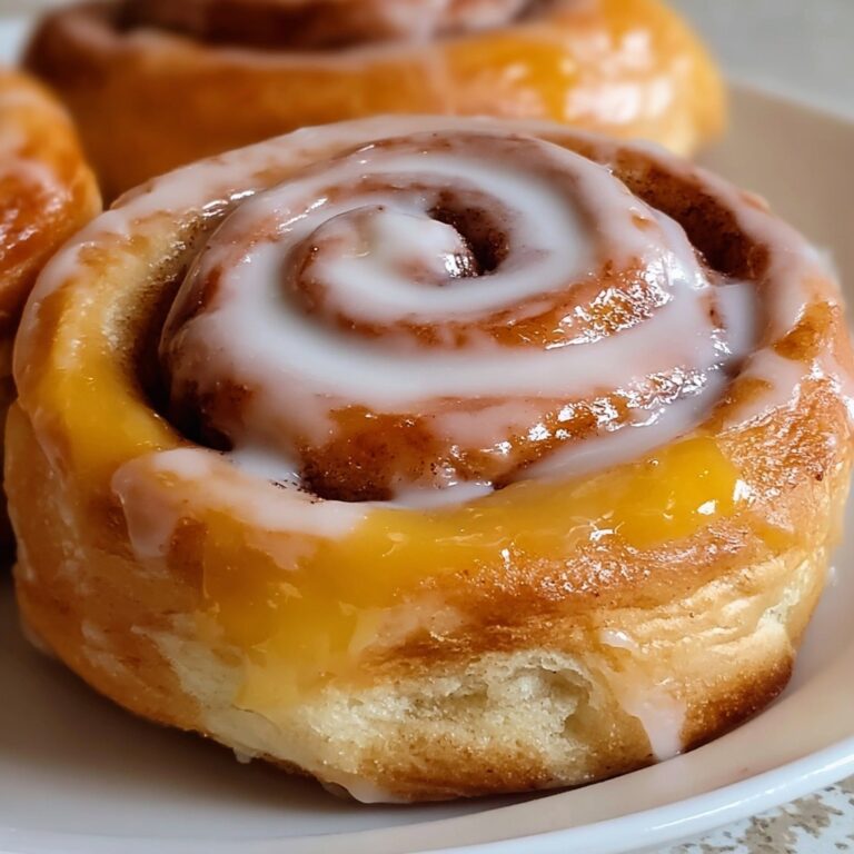Irresistibly Fluffy Peach Pie Cinnamon Rolls Recipe