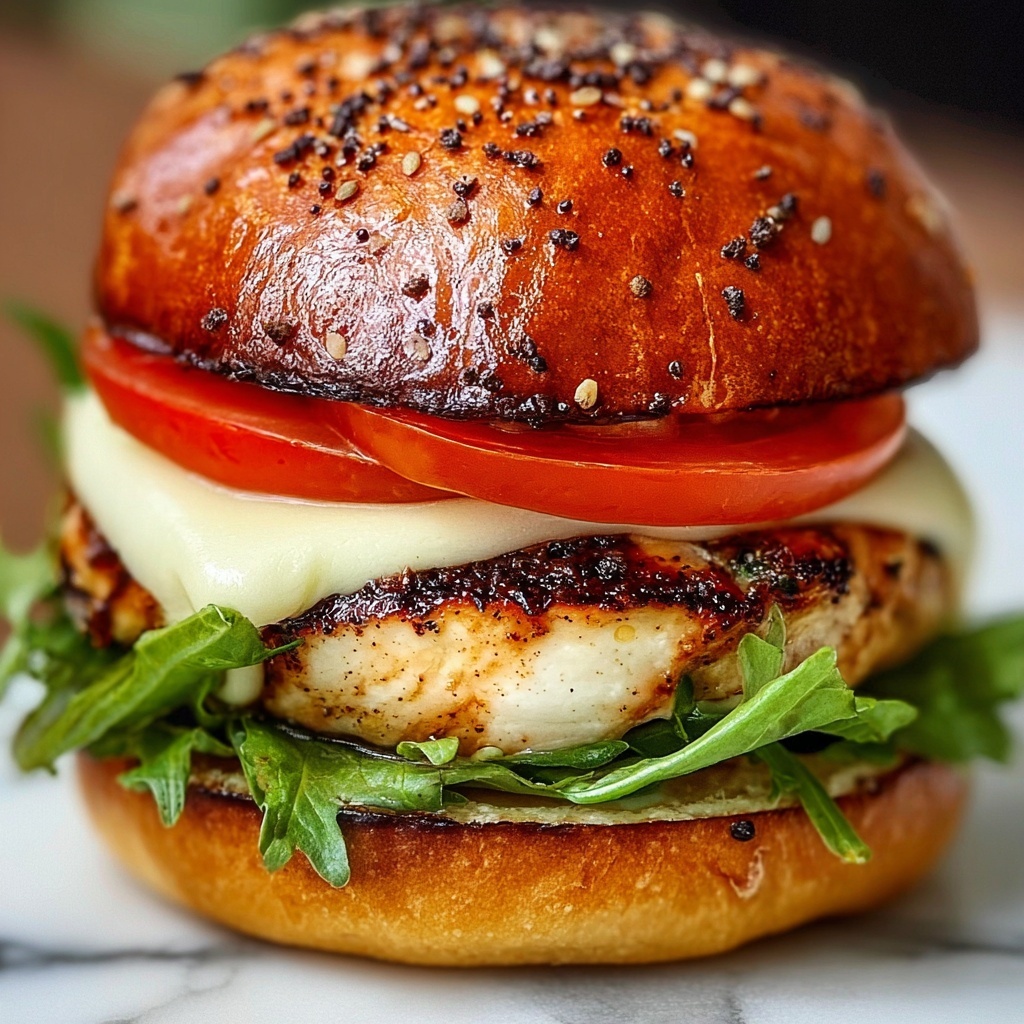 Irresistibly Juicy Spicy Chipotle Chicken Burger Recipe - Recipe Image