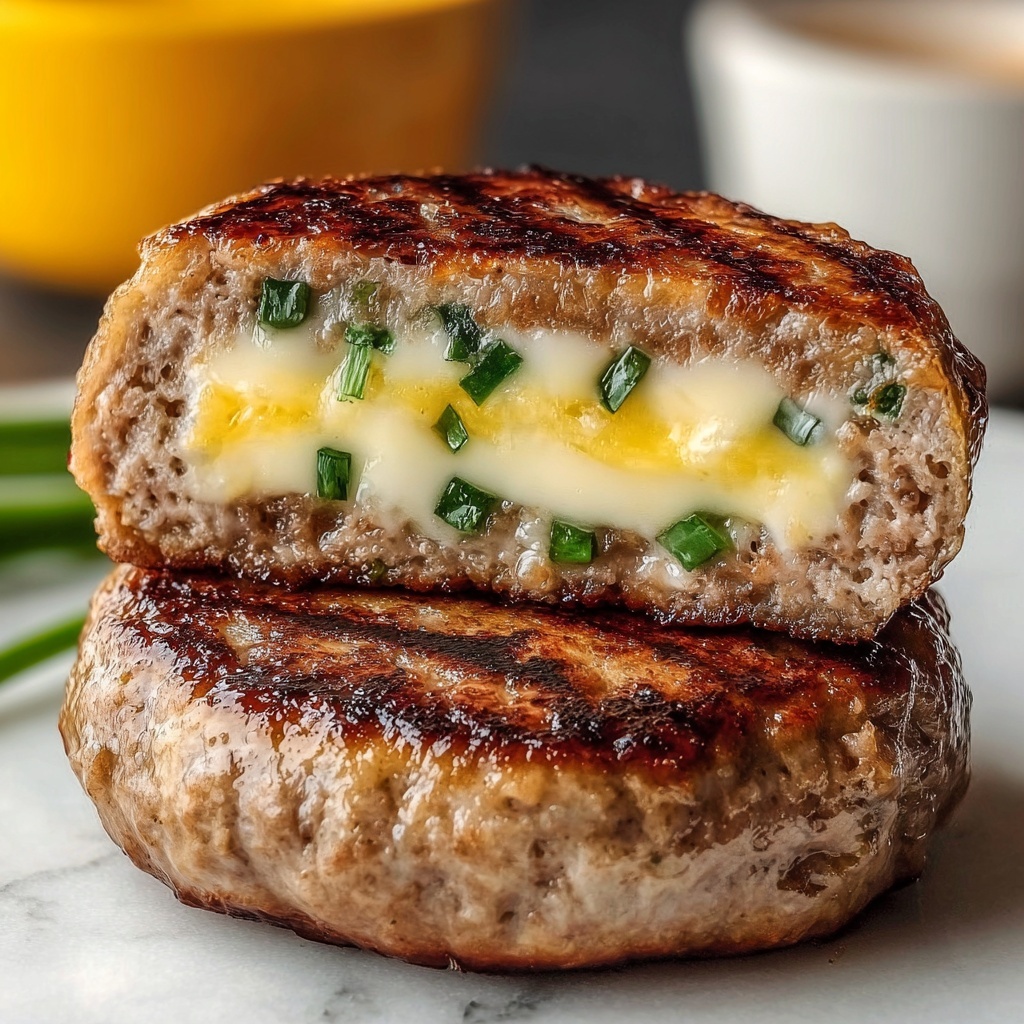 Juicy Jalapeño Popper Turkey Burgers Recipe - Recipe Image