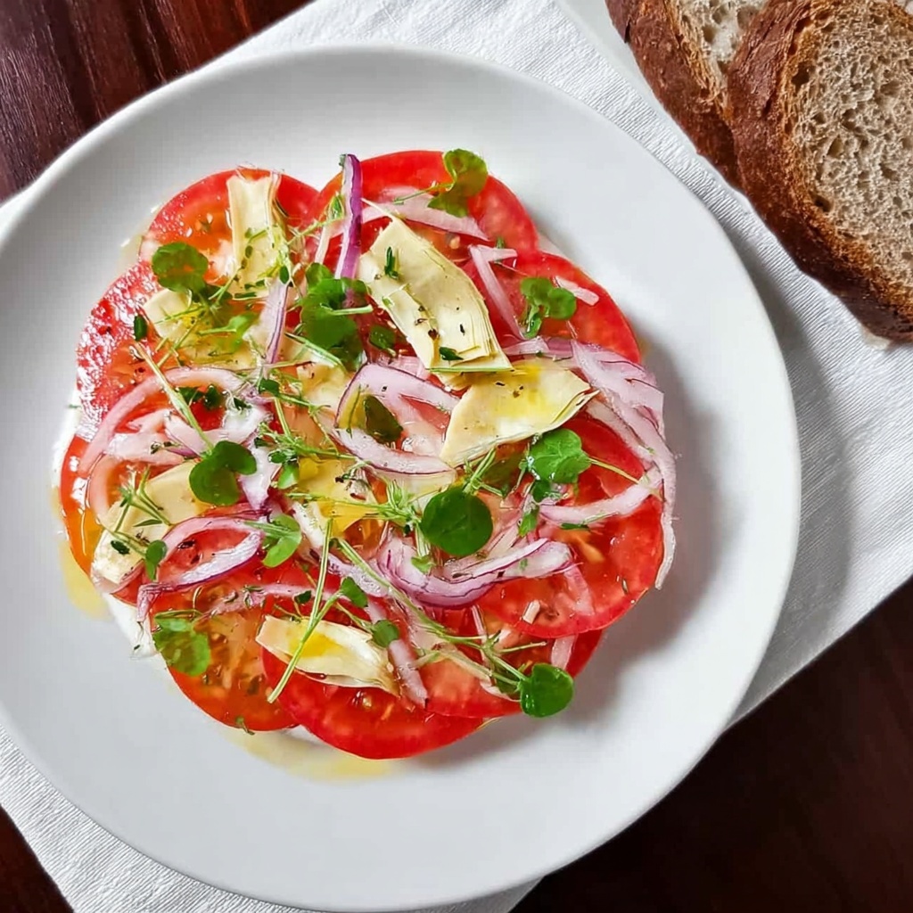 Tomato and Artichoke Salad with Capers Recipe - Recipe Image