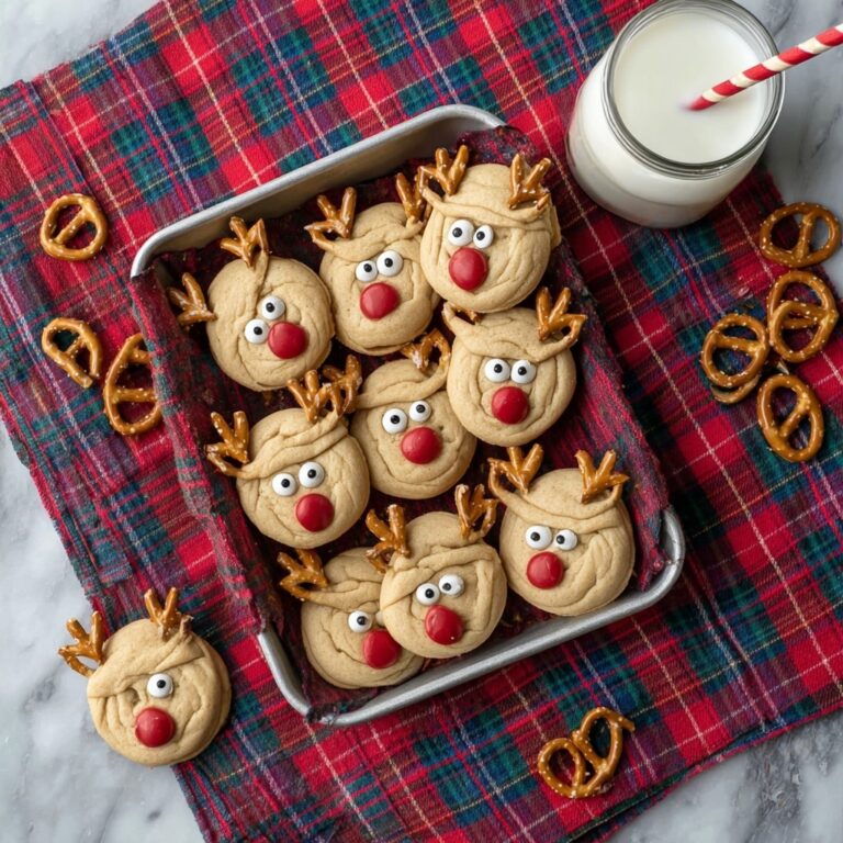 Peanut Butter Reindeer Cookies Recipe