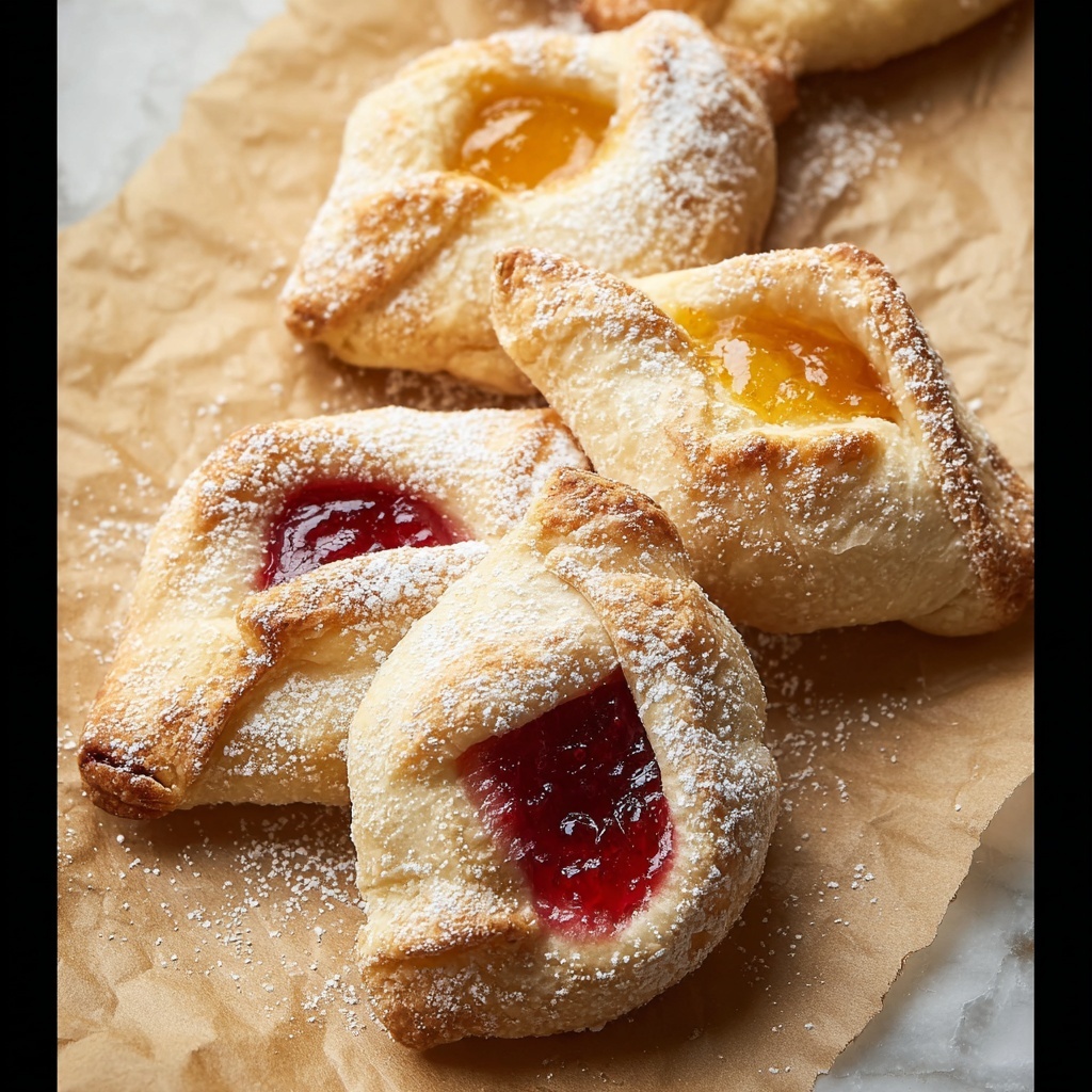Strawberry Jam Kolaczki Cookies Recipe - Recipe Image