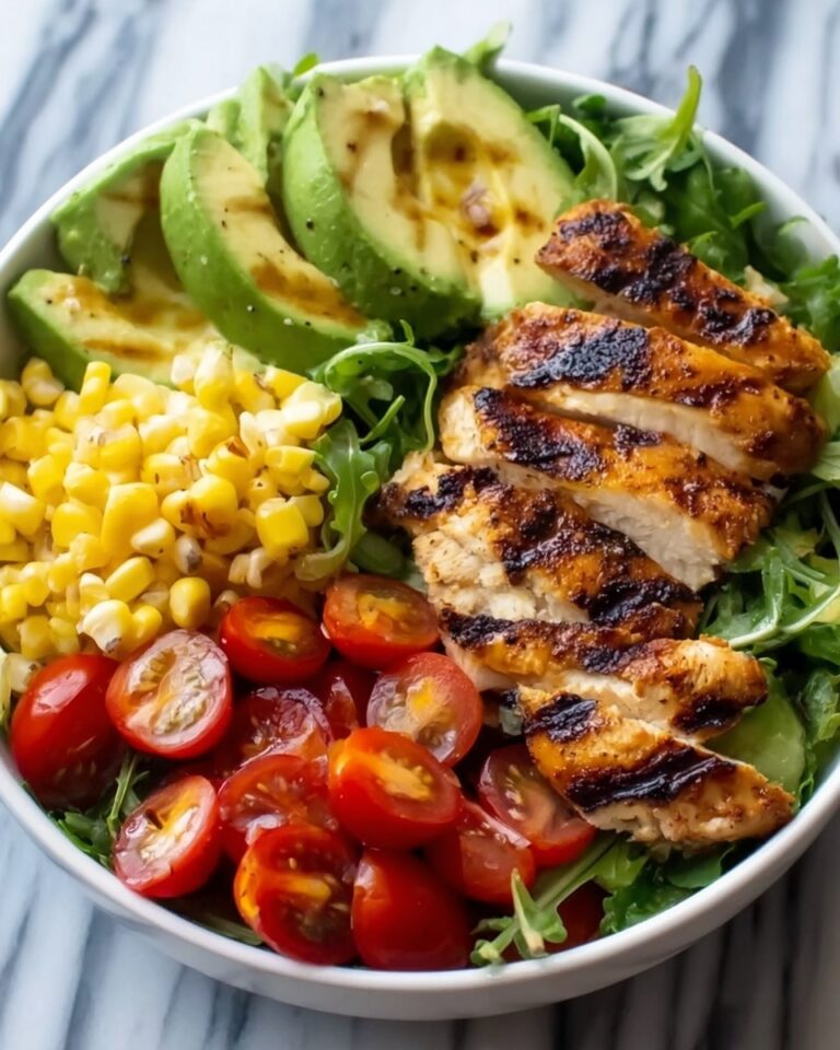 Grilled Chicken Salad with Mixed Greens, Tomato, Avocado, and Balsamic Vinaigrette Recipe