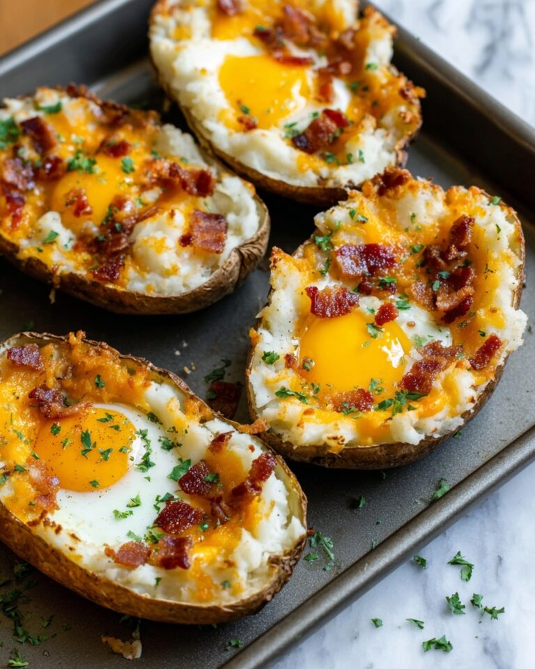 Twice Baked Loaded Breakfast Potatoes Recipe