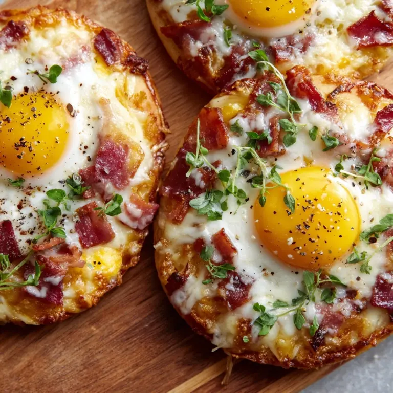 English Muffin Breakfast Pizza Recipe