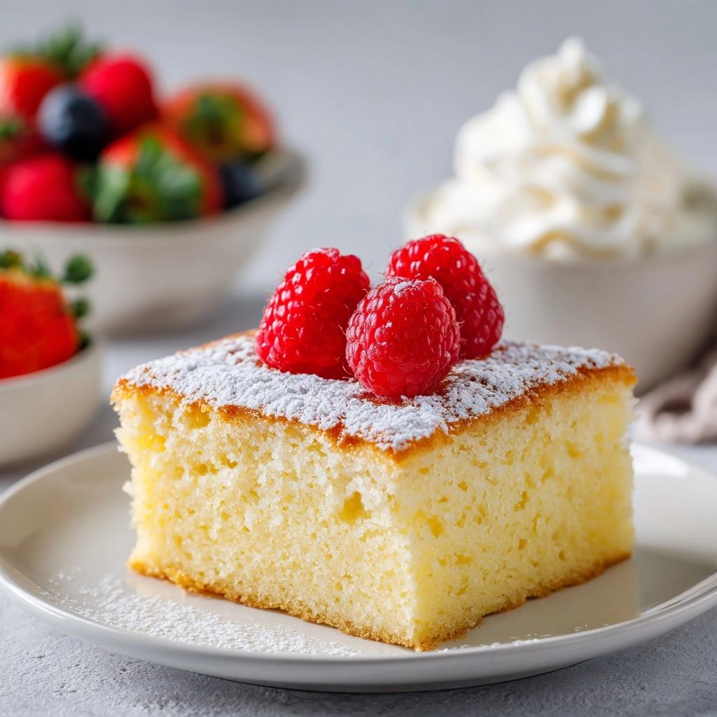 Hot Milk Cake Recipe - Recipe Image