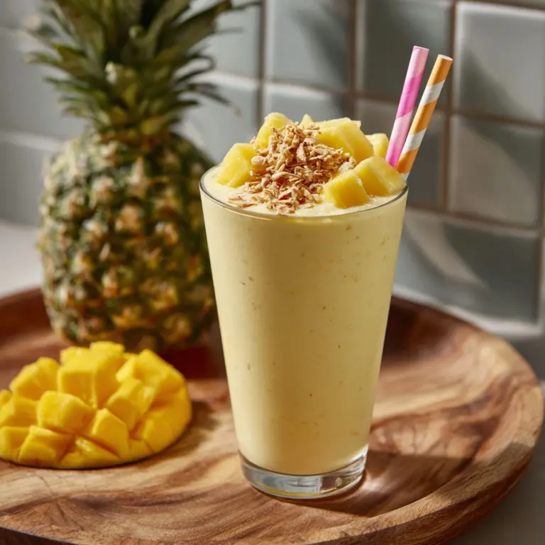 Mango Pineapple Smoothie Bowl Recipe