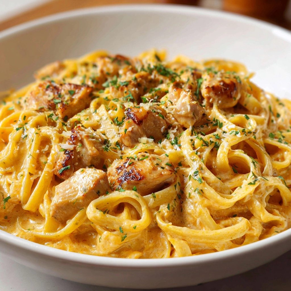 Cowboy Butter Chicken Linguine Recipe - Recipe Image