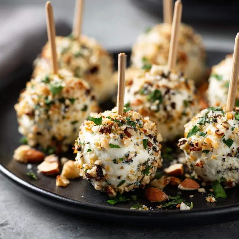 Mini Cheese Ball Bites Recipe