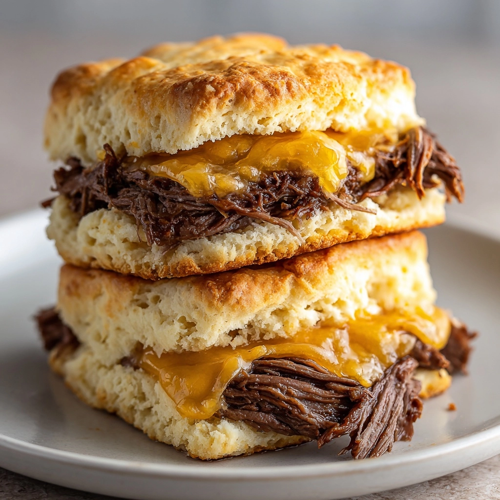 French Dip Biscuit Bake Recipe - Recipe Image