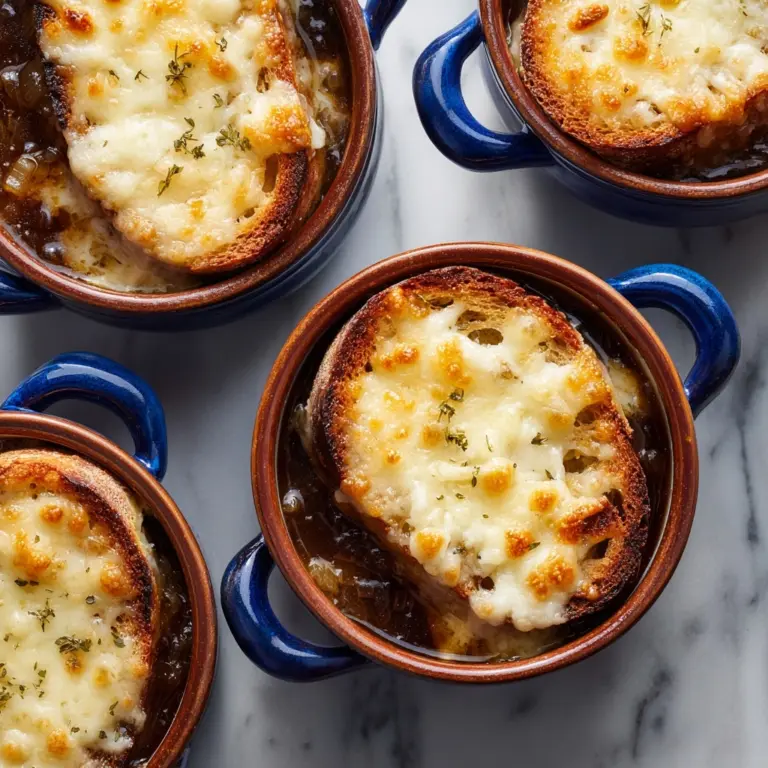 Rich and Simple French Onion Soup Recipe