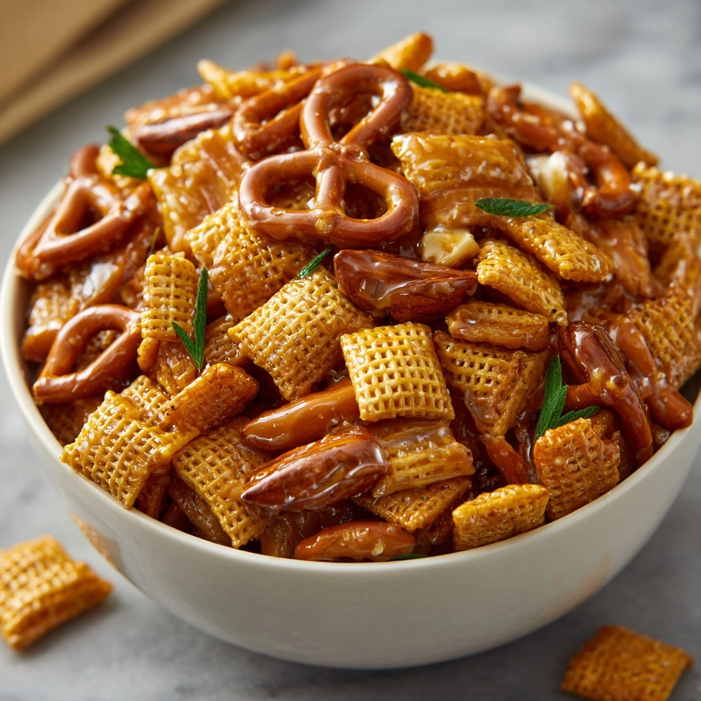 Sweet & Salty Toffee Chex Mix Recipe - Recipe Image