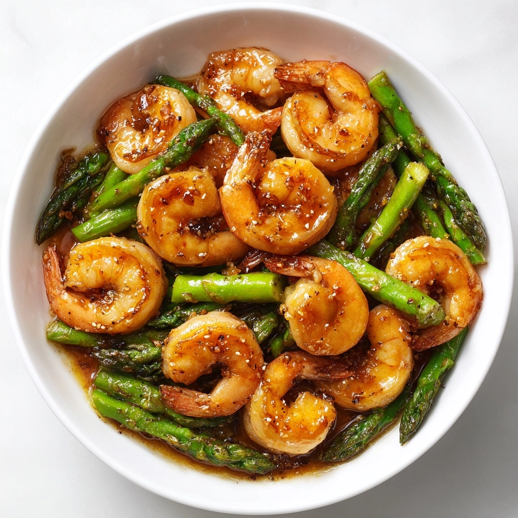 Shrimp and Asparagus Stir Fry Recipe - Recipe Image