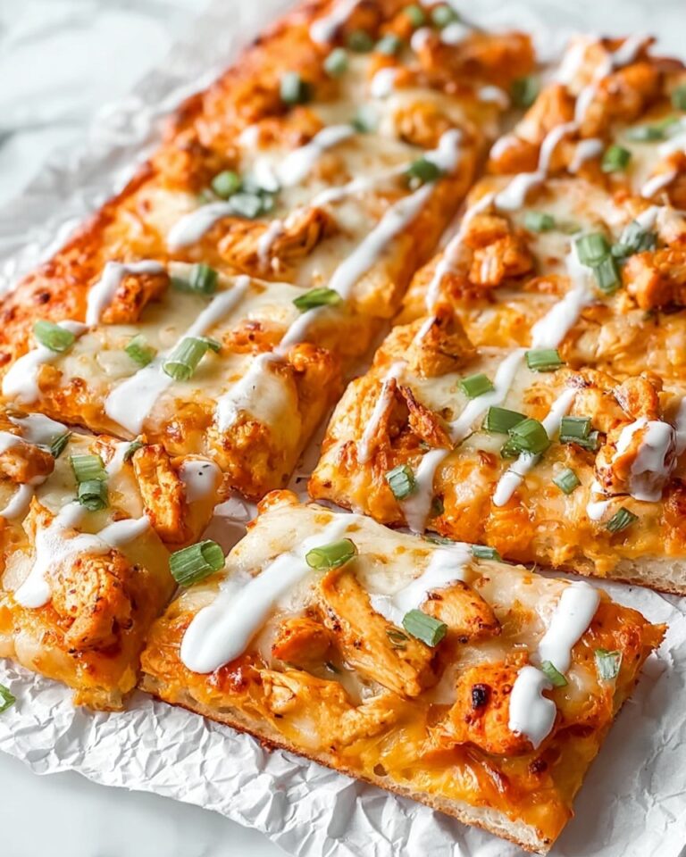 Buffalo Chicken Flatbread Delight Recipe