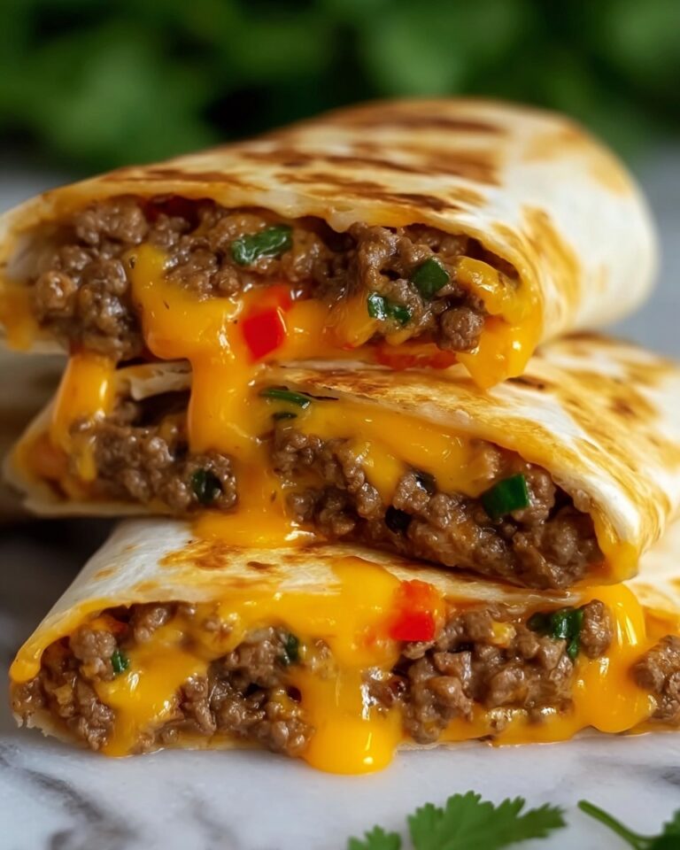 Cheesy Beef Burritos Recipe