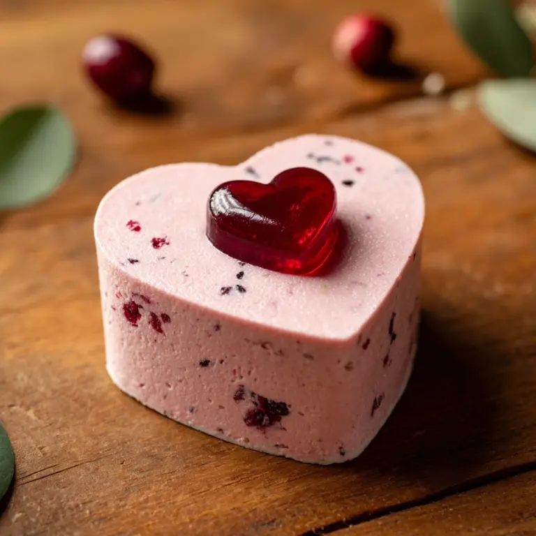 Cranberry Orange Semifreddo Hearts Recipe