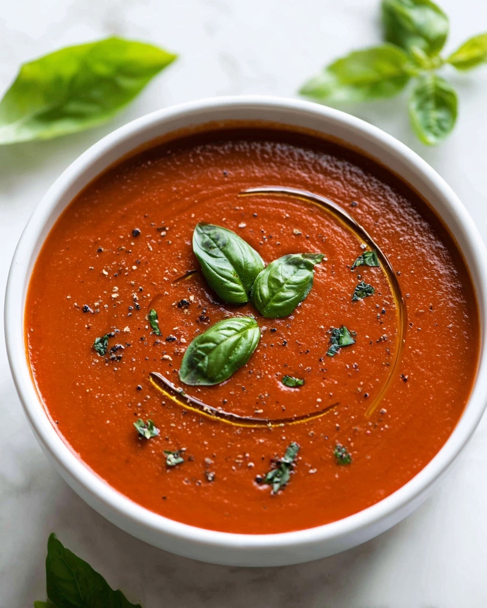Roasted Tomato Basil Soup Recipe - Recipe Image